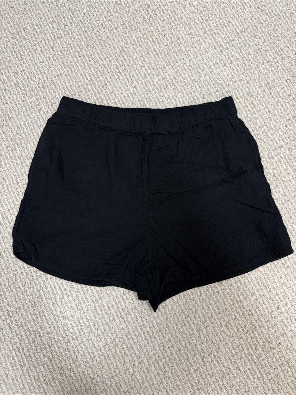 Universal Threads Black Elastic Waist Casual Shorts